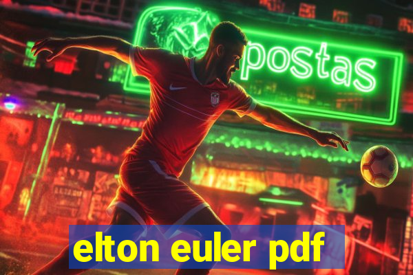 elton euler pdf